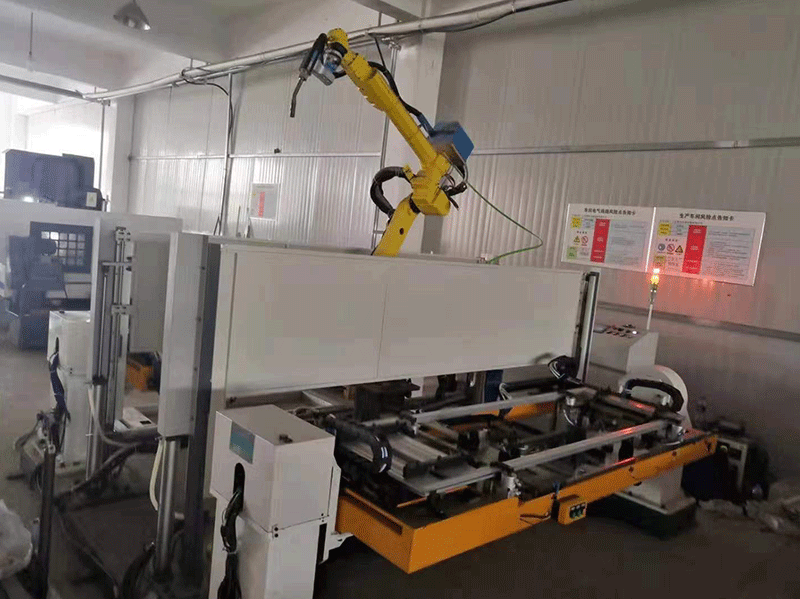 塞拉門(mén)骨架機(jī)器人焊接