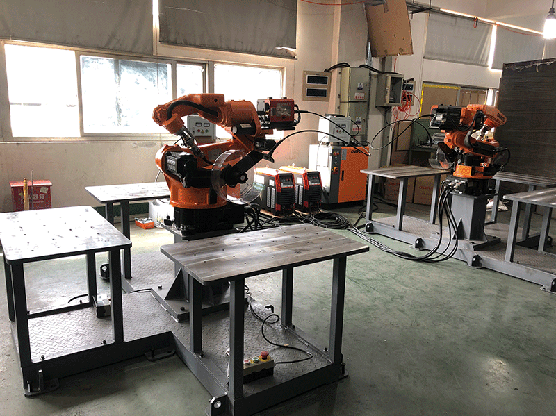 貨架焊接機(jī)器人工作站