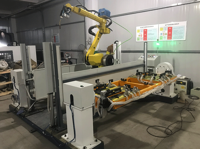 塞拉門(mén)骨架機(jī)器人焊接